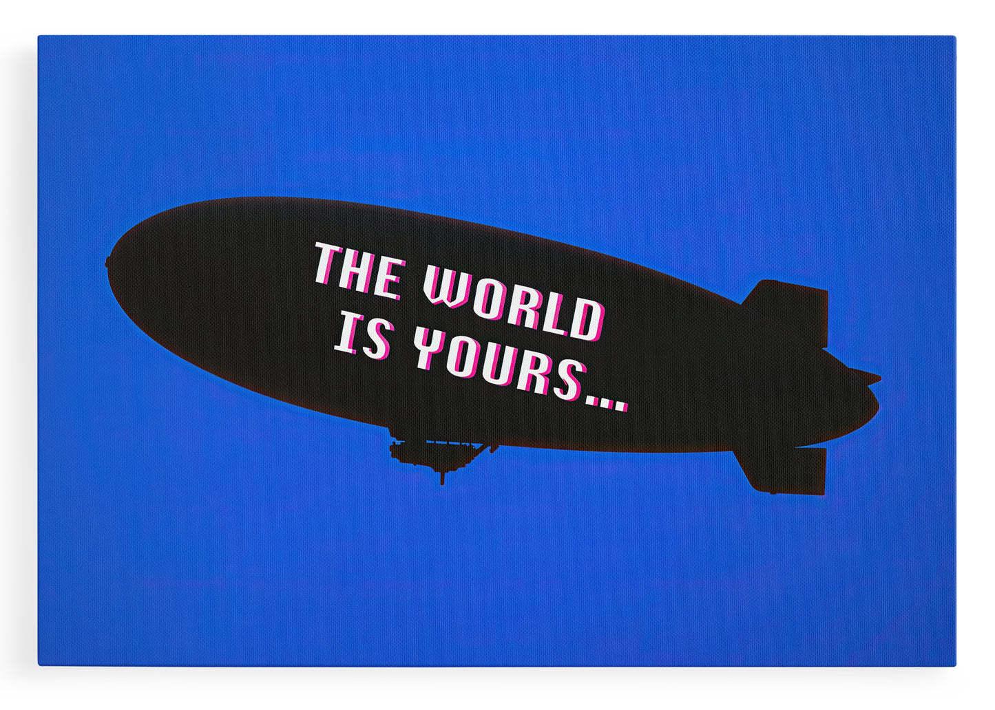 The World Is Yours Scarface Canvas Art Print - Framed Picture - Home Decor - Ready to Hang