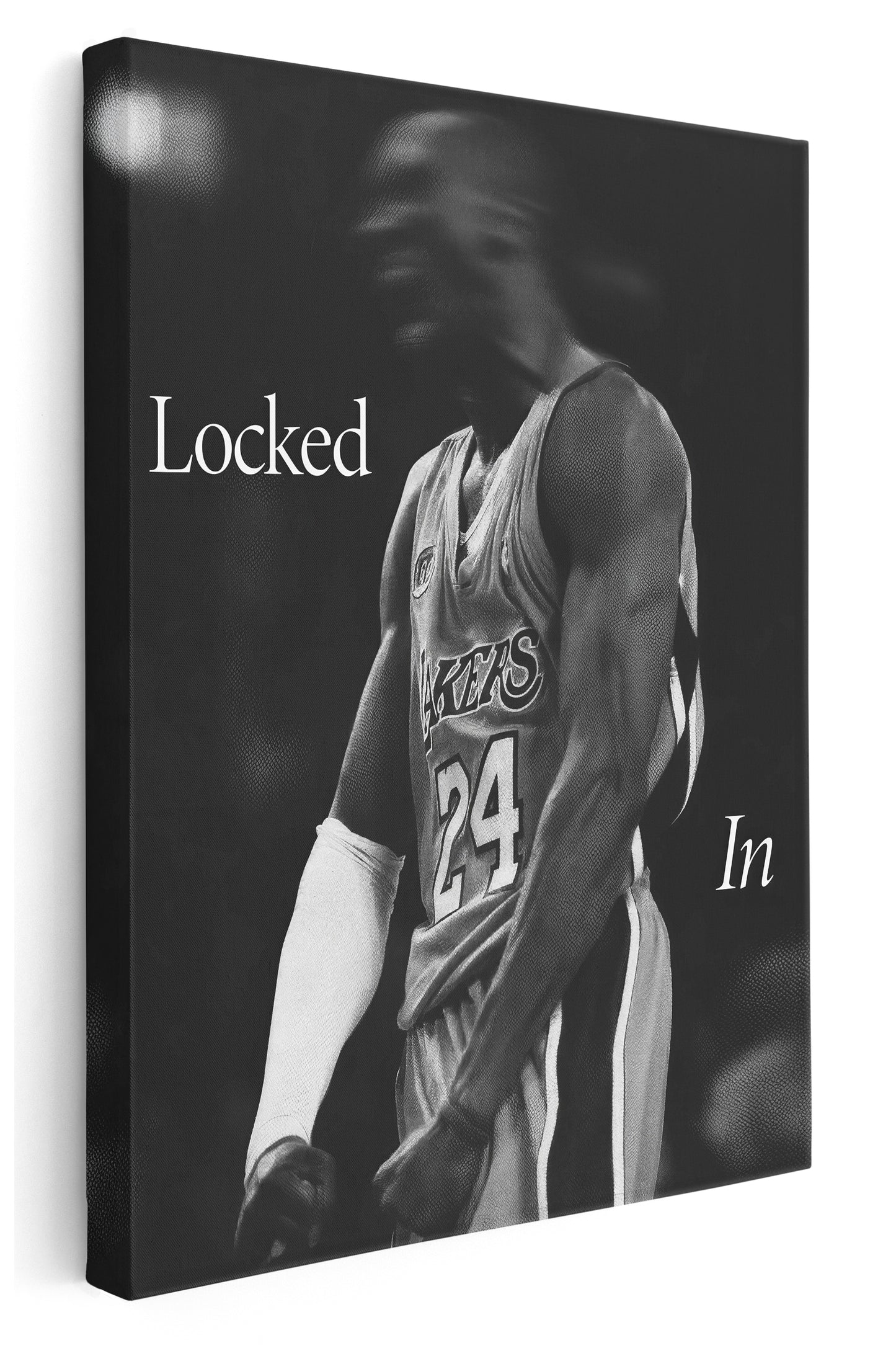Kobe Bryant Locked In Canvas Art Print - Framed Picture