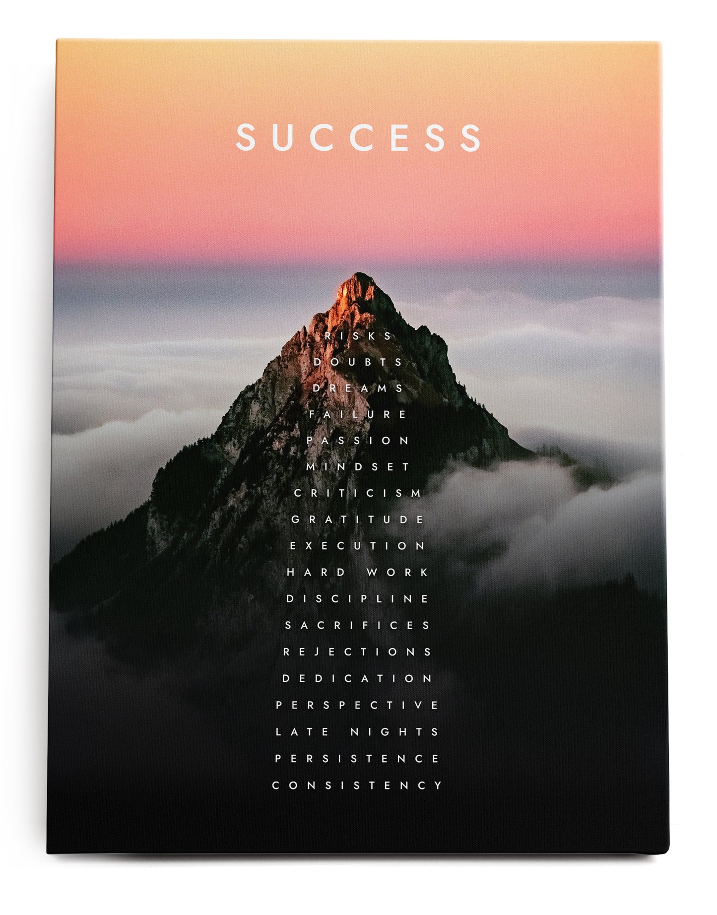 Success Canvas Art Print - Framed Picture - Home Decor