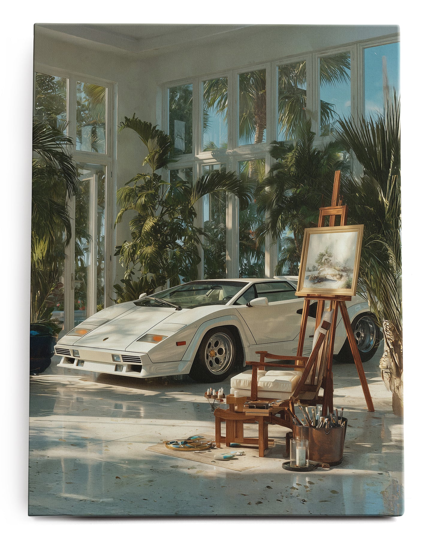 Lamborghini Countach Canvas Art Print - Framed Picture - Home Decor - Ready to Hang (Copy) (Copy)