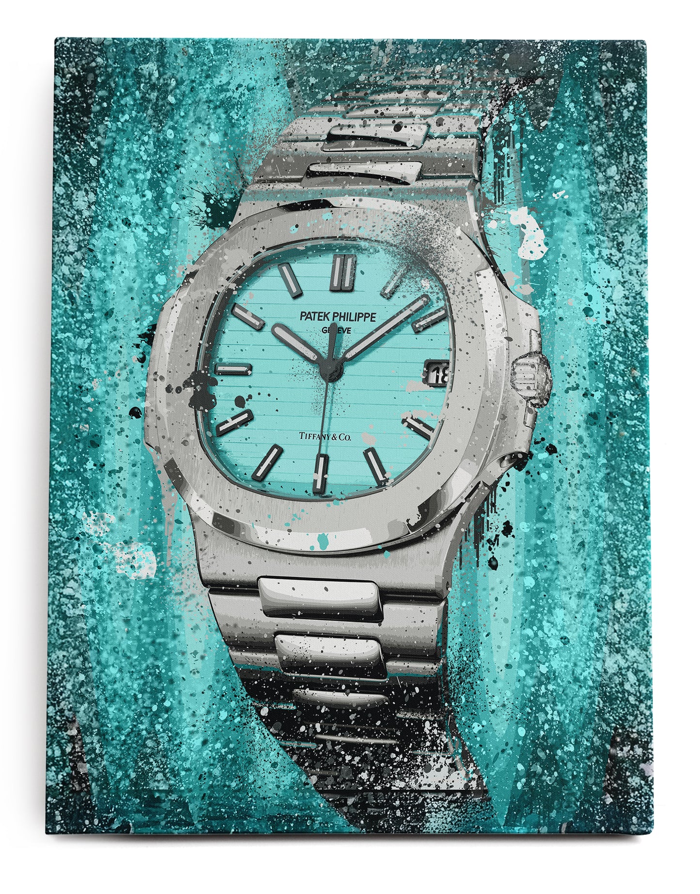 Patek Philippe Tiffany Watch Inspirational Canvas Art Print - Framed Picture - Home Decor - Ready to Hang