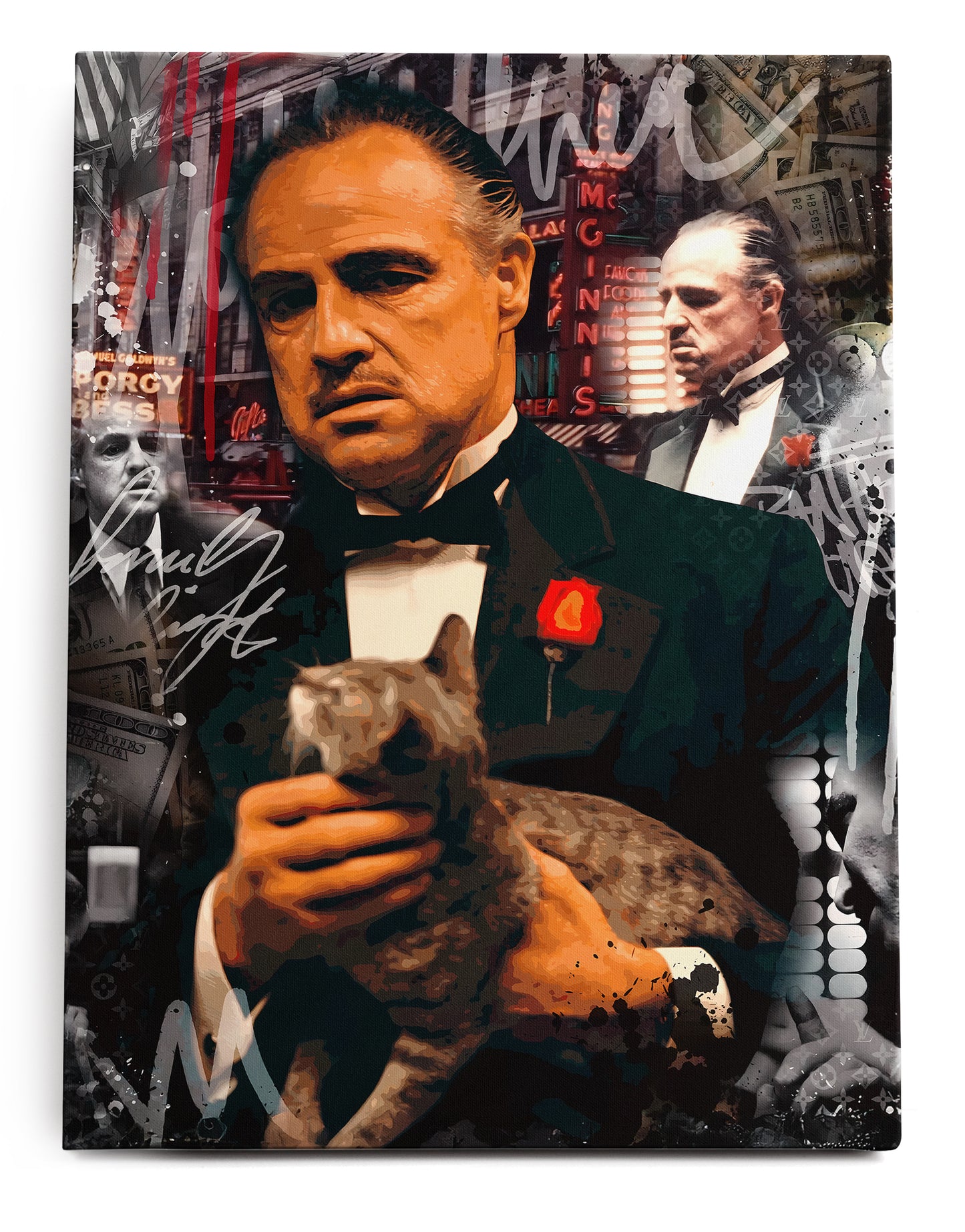The Godfather Motivational Canvas Art Print - Framed Picture - Home Decor - Ready to Hang