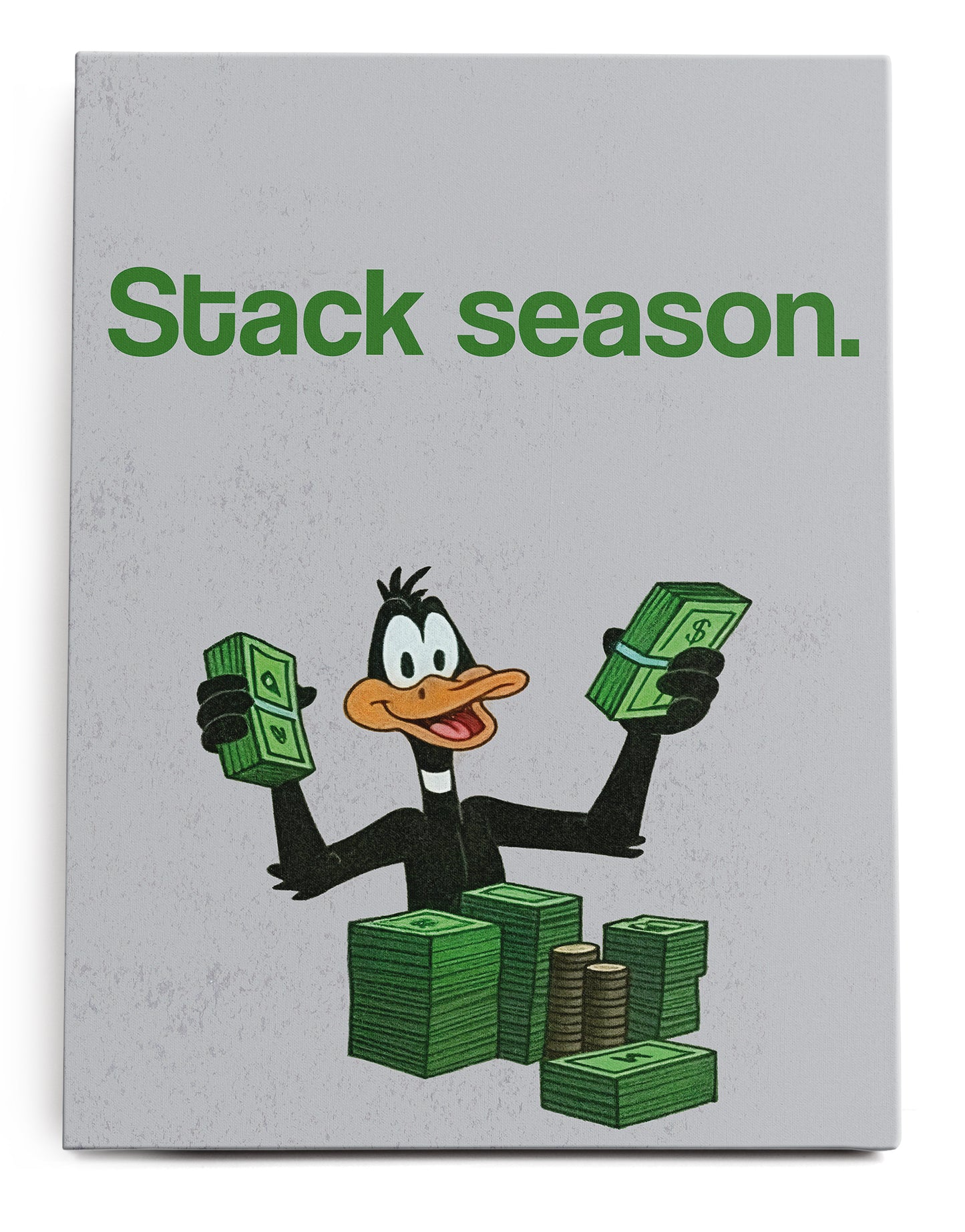 Stack Season Canvas Art Print  - Framed Picture