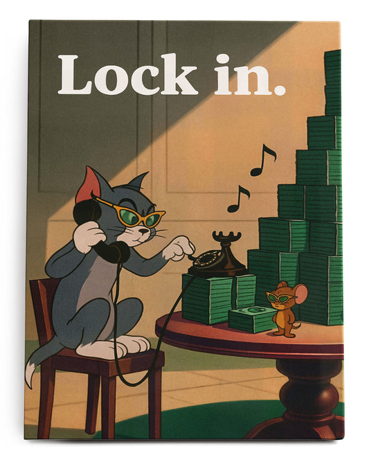 Lock In Canvas Art Print  - Framed Picture
