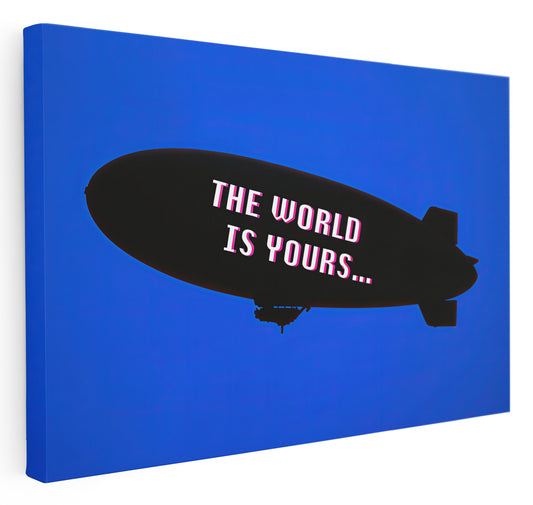 The World Is Yours Scarface Canvas Art Print  - Framed Picture - Home Decor - Ready to Hang