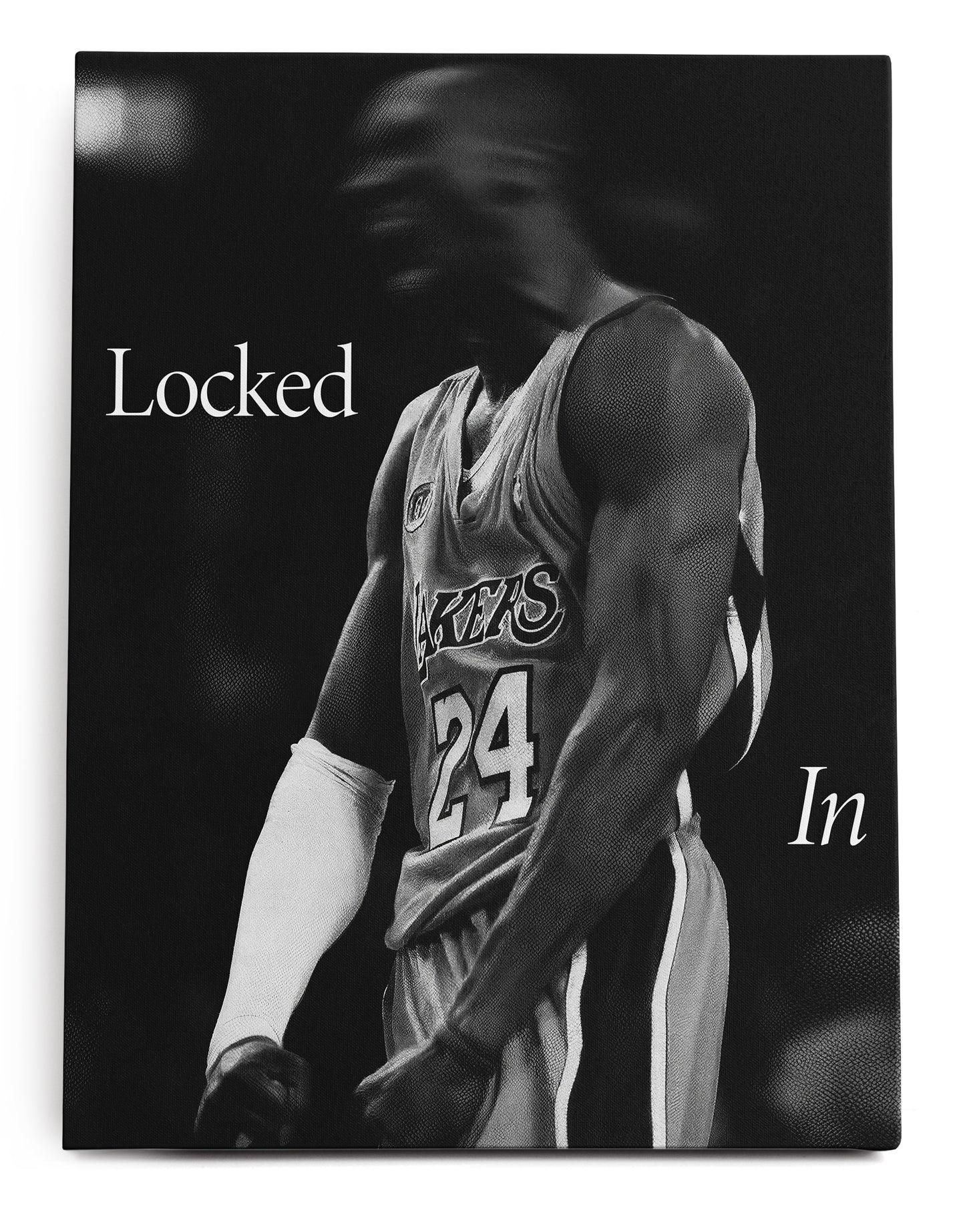 Kobe Bryant Locked In Canvas Art Print  - Framed Picture