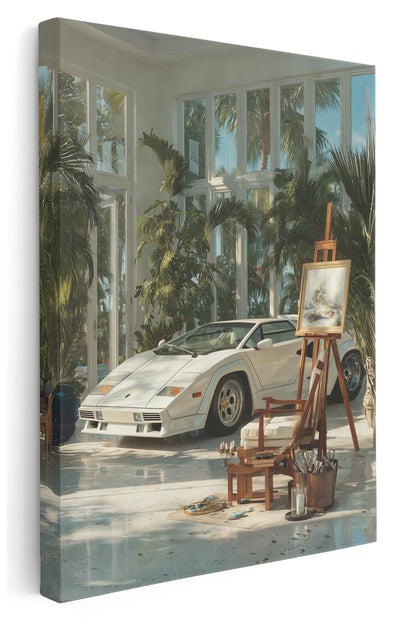 Lamborghini Countach Canvas Art Print  - Framed Picture - Home Decor - Ready to Hang (Copy) (Copy)