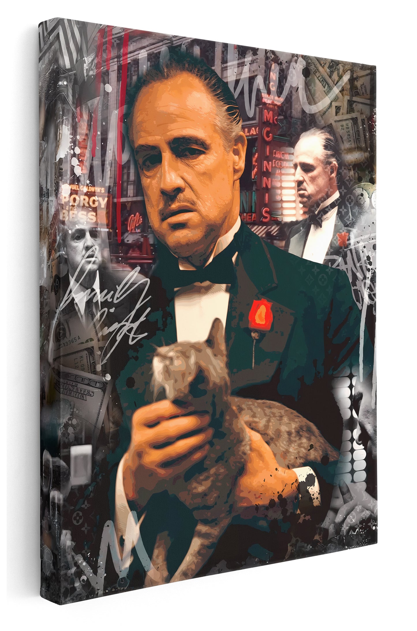 The Godfather Motivational Canvas Art Print  - Framed Picture - Home Decor - Ready to Hang