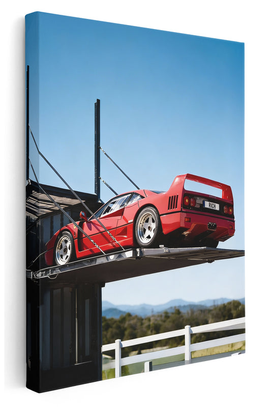 Ferrari Enzo Canvas Art Print  - Framed Picture - Home Decor