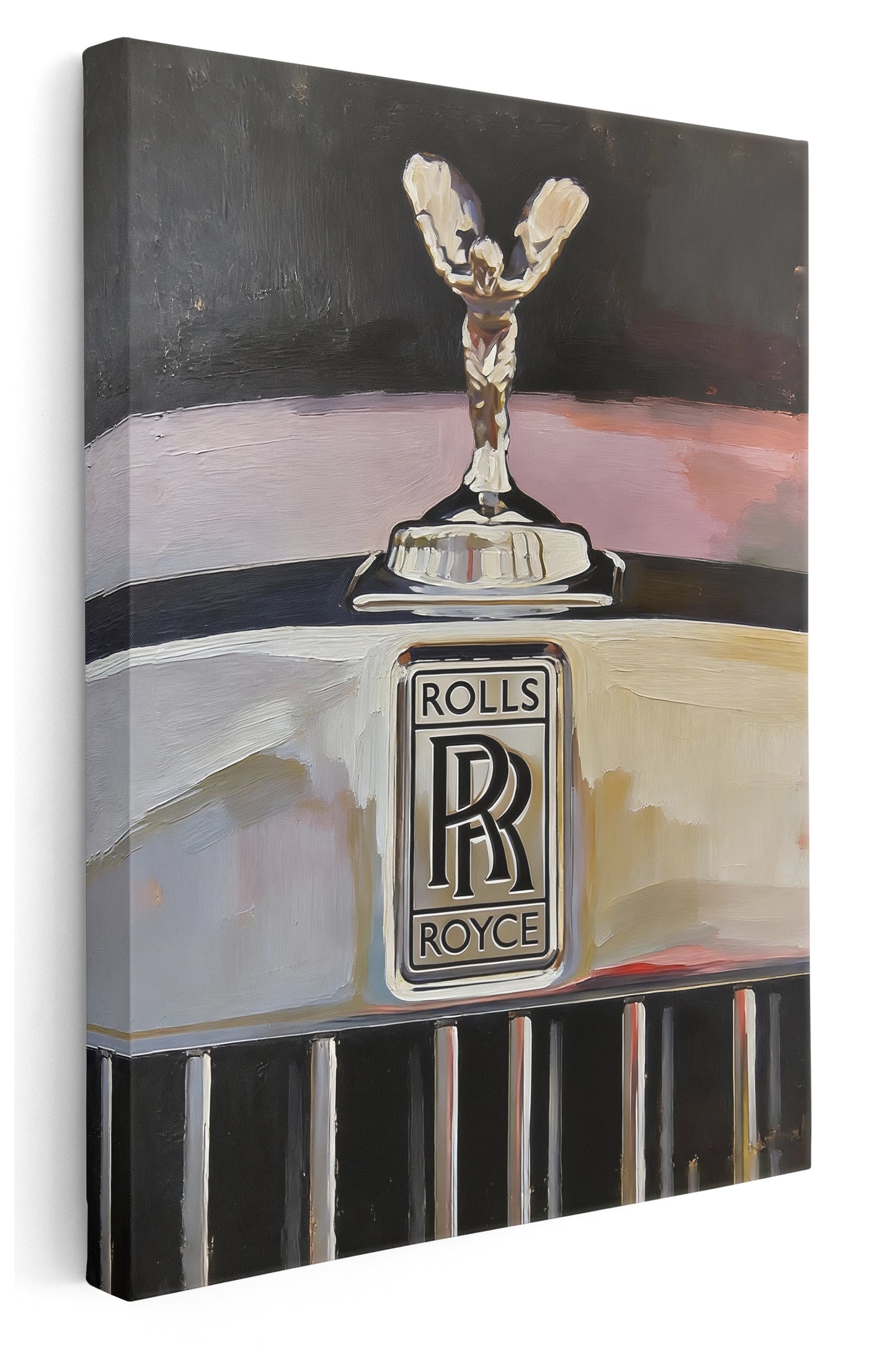 Rolls Royce Painting Canvas Art Print  - Framed Picture - Home Decor