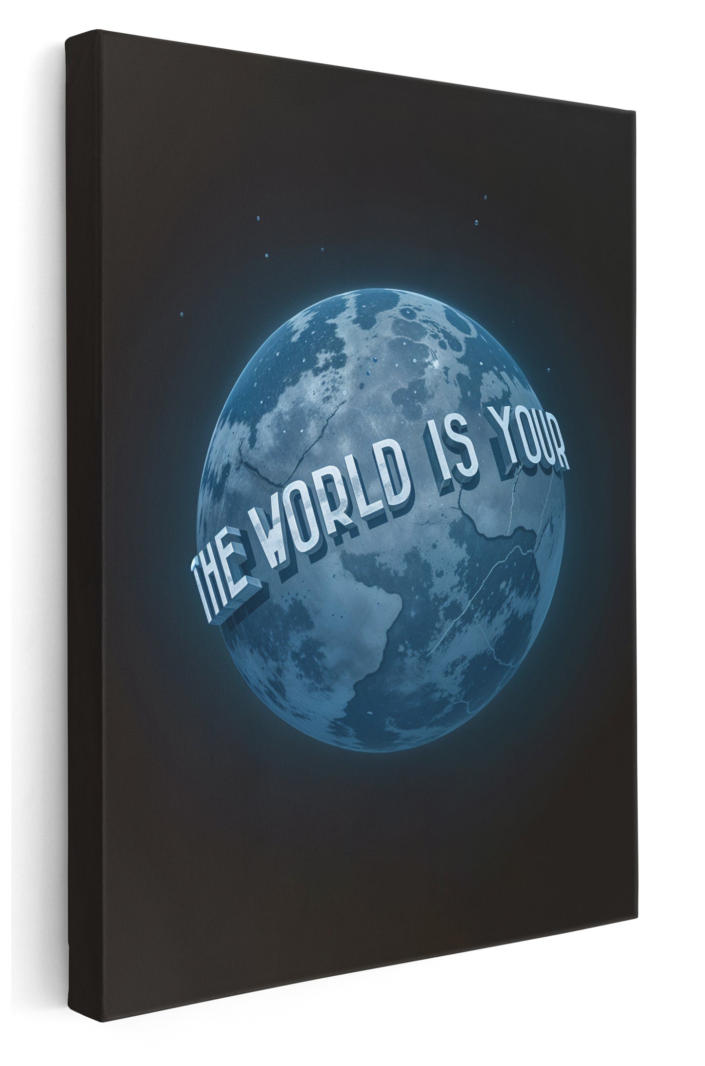 The World Is Yours Globe Canvas Art Print  - Framed Picture - Home Decor
