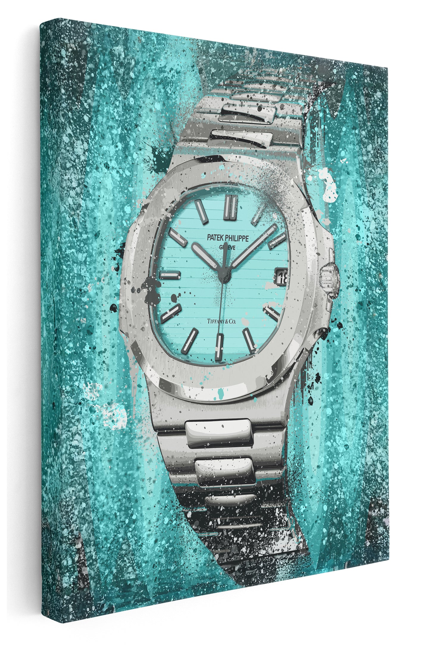 Patek Philippe Tiffany Watch Inspirational Canvas Art Print  - Framed Picture - Home Decor - Ready to Hang