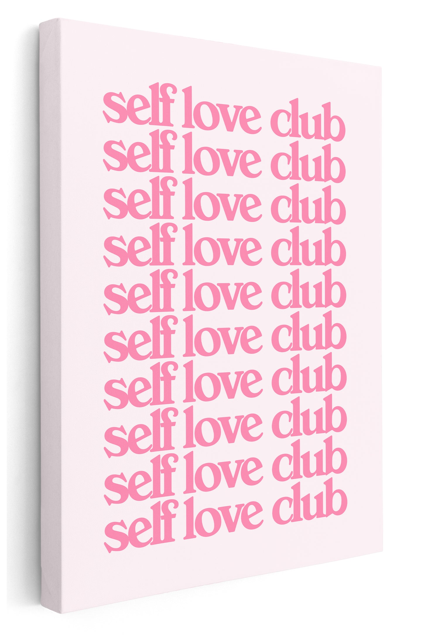 Self Love Club Canvas Art Print  - Framed Picture - Home Decor