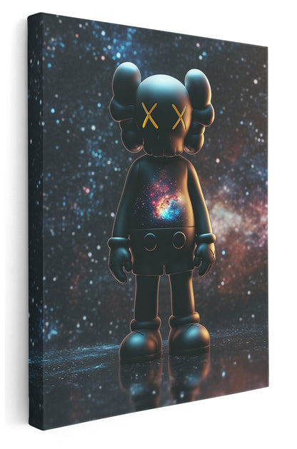 Kaws Space Canvas Art Print  - Framed Picture