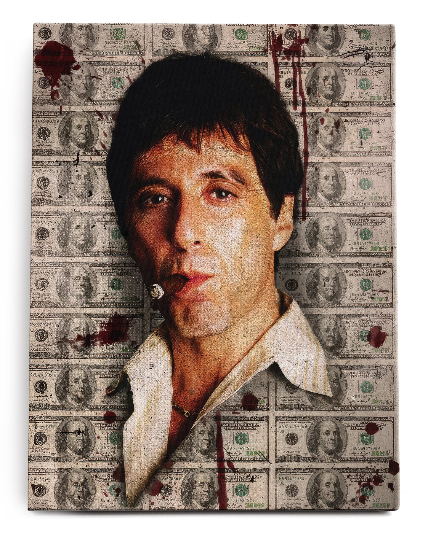 Scarface Tony Montana Money Canvas Art Print  - Framed Picture - Home Decor - Ready to Hang