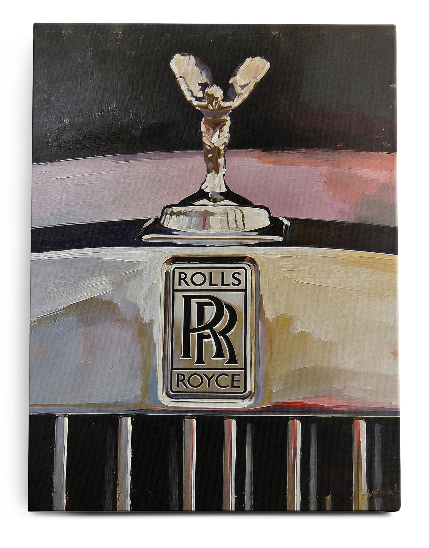 Rolls Royce Painting Canvas Art Print  - Framed Picture - Home Decor